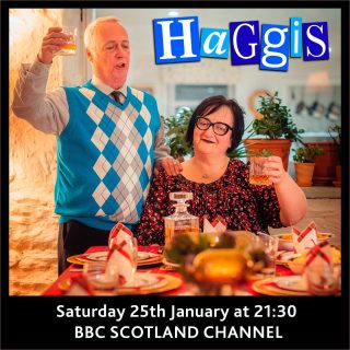 Delighted to announce our new Burns inspired short ‘Haggis’, will be going out on the BBC Scotland Channel this Burns Night at 21:30pm. Starting Jimmy Chisholm, Elaine Mackenzie Ellis, and a great cast. Written & directed by Victoria Brown, and produced by Velvet Wolf Films. Thank you to all the amazing cast and crew who helped make this production! #film #shortfilm #scotland #robertburns #burnsnight #haggis #bbcscotland
